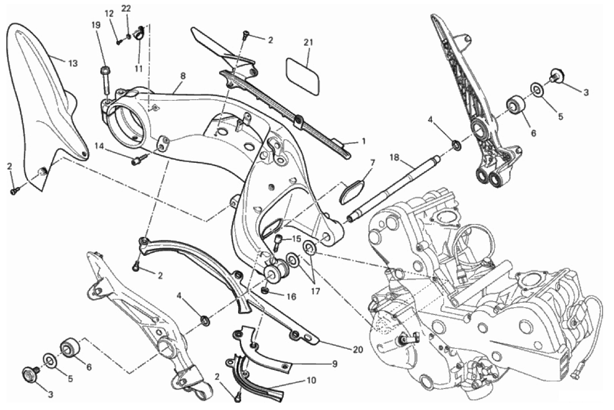 REAR SWINGING ARM 