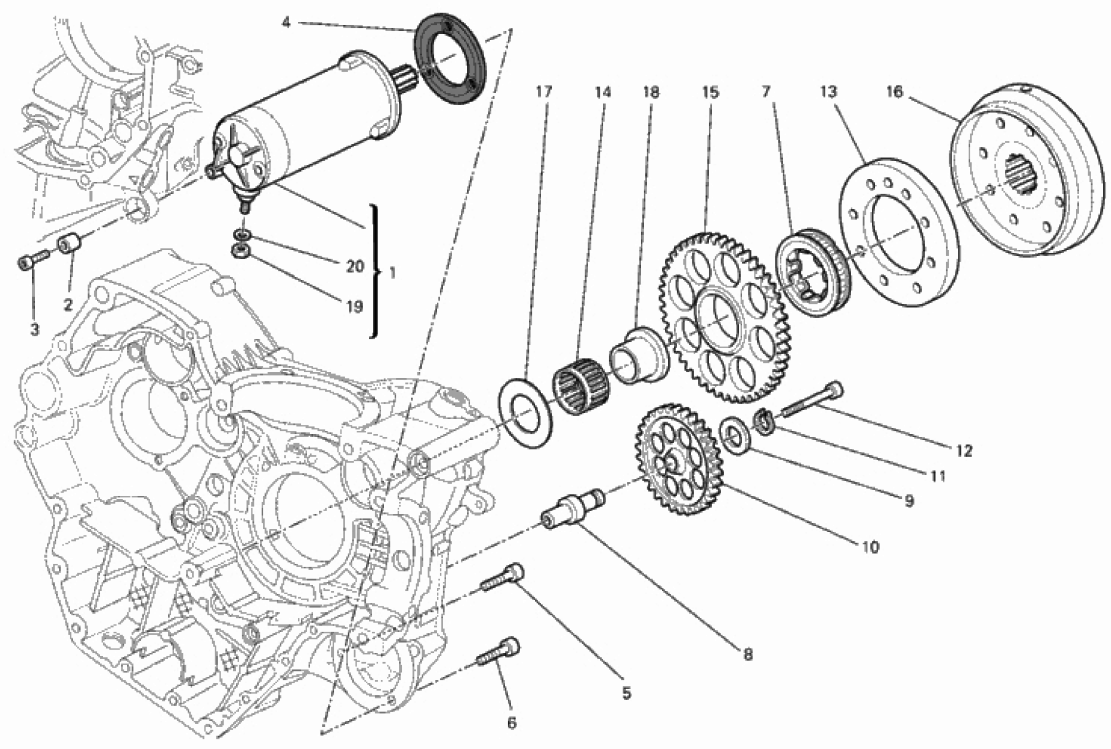 STARTING MOTOR 