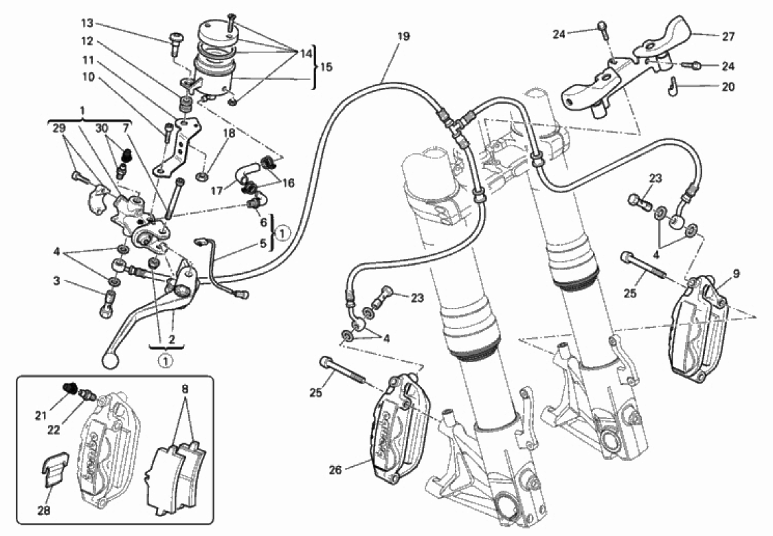 FRONT BRAKE SYSTEM 