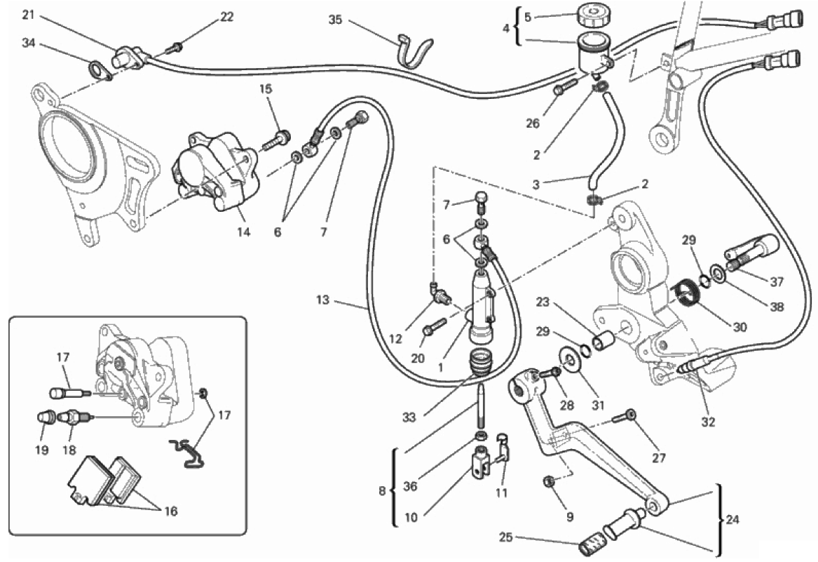 REAR BRAKE SYSTEM 