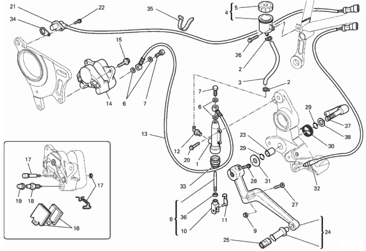 REAR BRAKE SYSTEM 