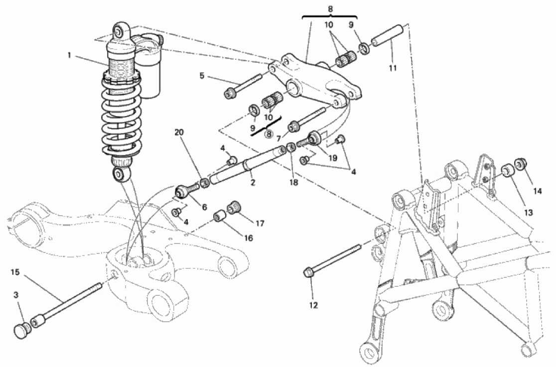 REAR SHOCK ABSORBER 