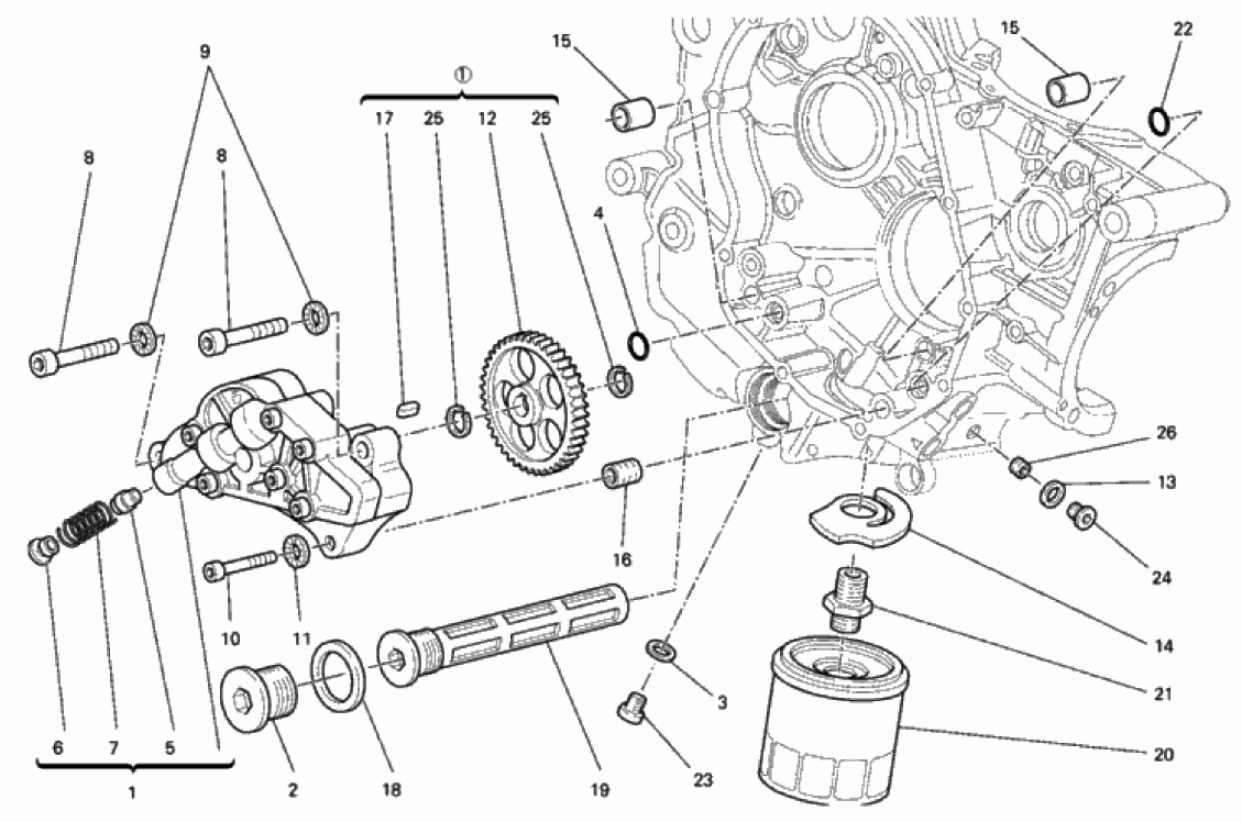 OIL PUMP - FILTER 