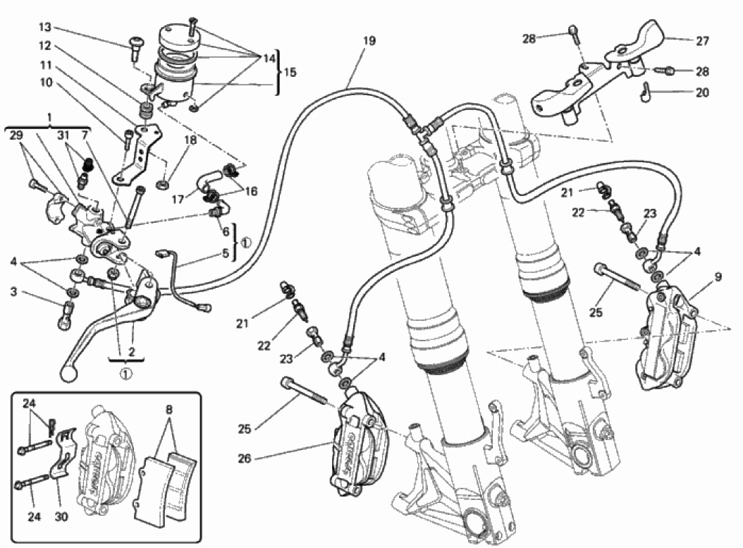 FRONT BRAKE SYSTEM 