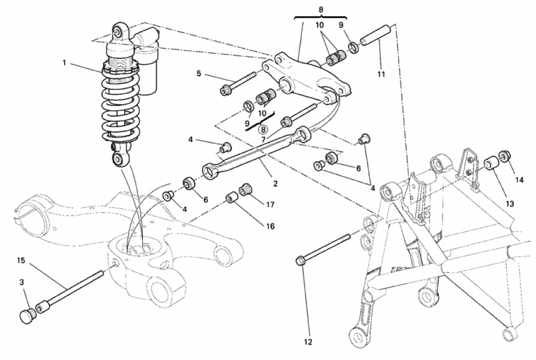 REAR SHOCK ABSORBER 