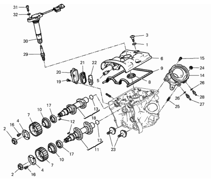 VERTICAL CYLINDER HEAD - TIMING 