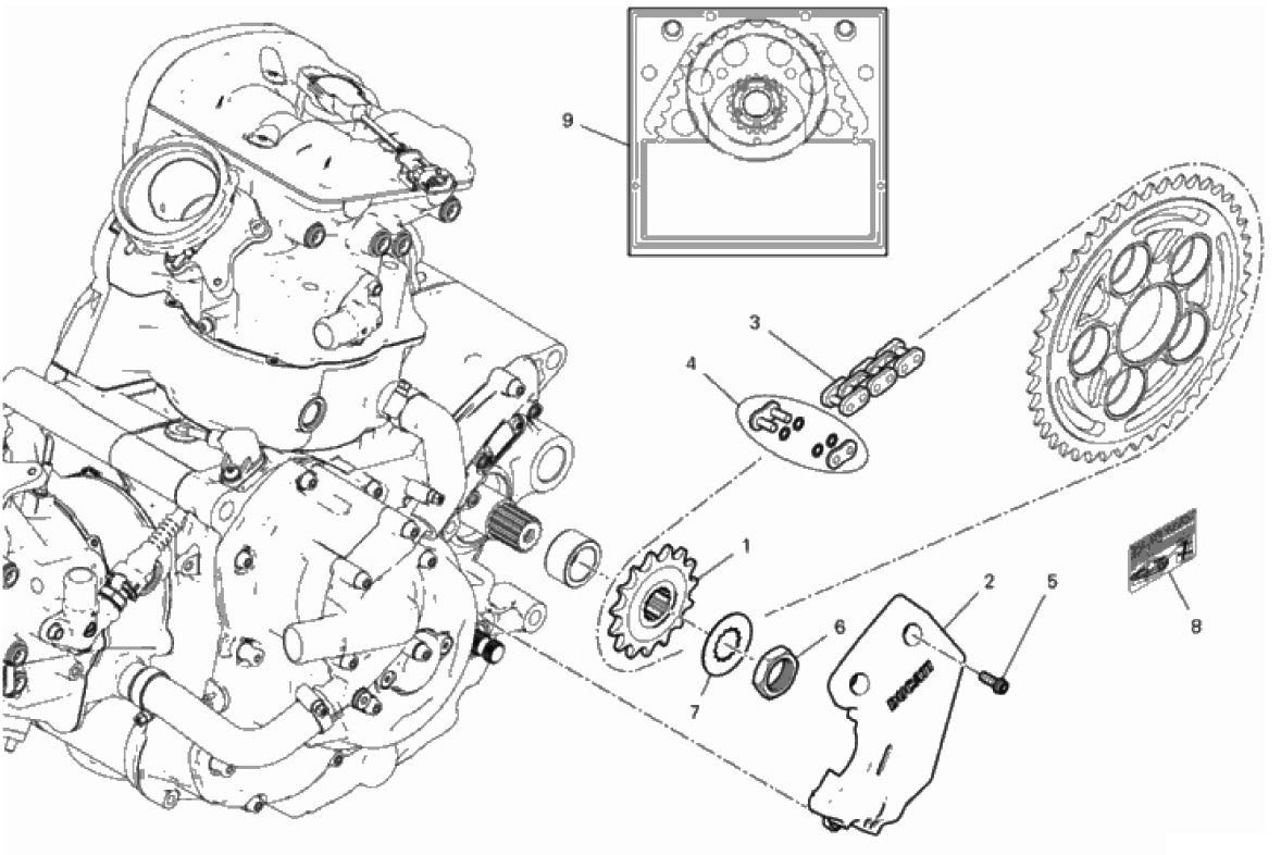 FRONT SPROCKET - CHAIN 