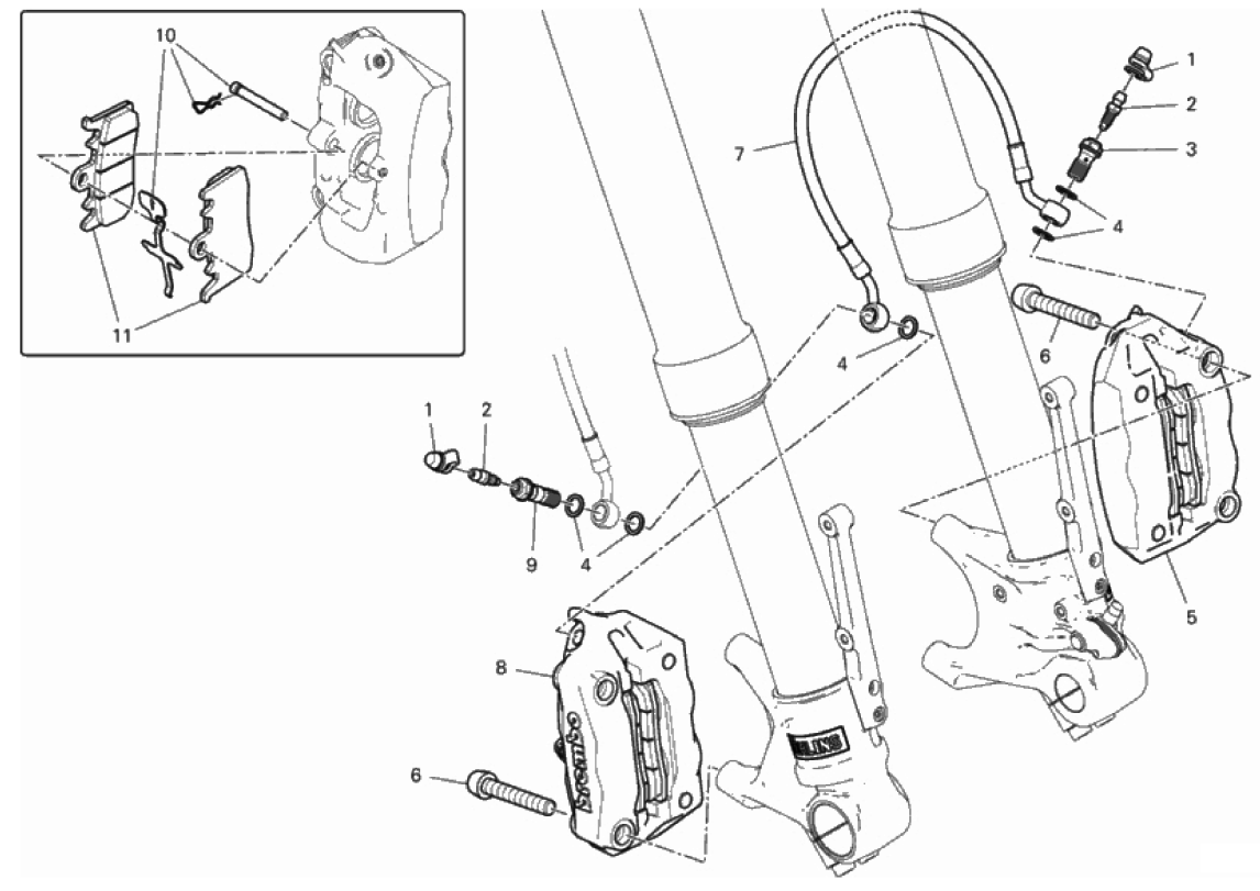 FRONT BRAKE SYSTEM 