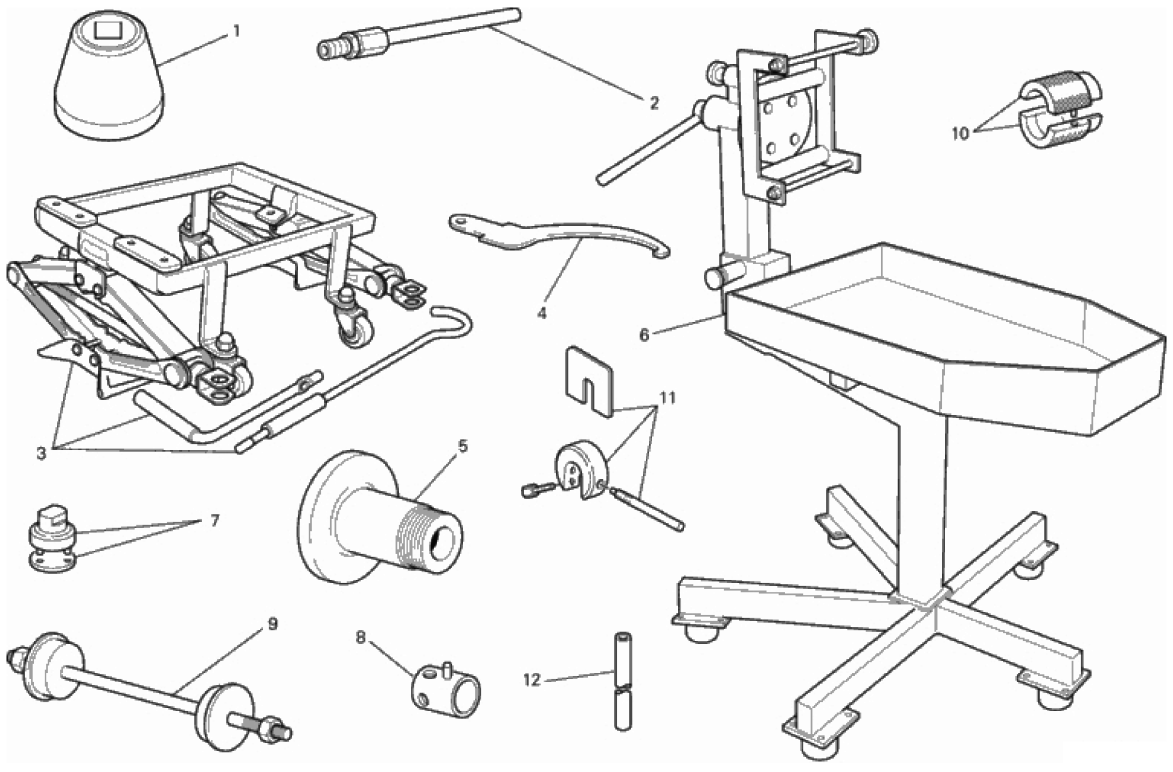 WORKSHOP SERVICE TOOLS (FRAME)