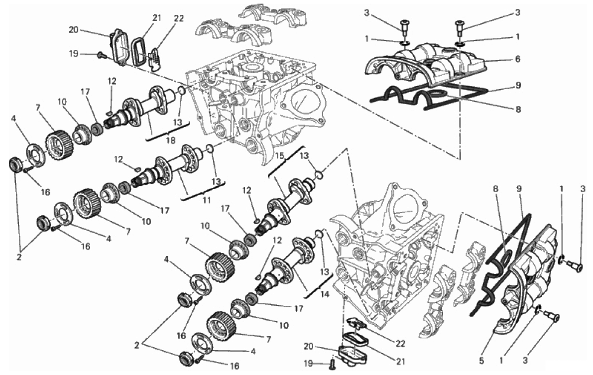 CYLINDER HEAD : TIMING SYSTEM 