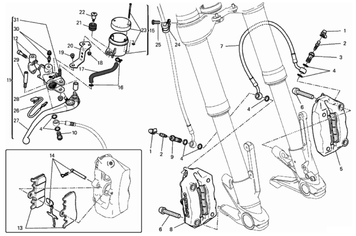 FRONT BRAKE SYSTEM 