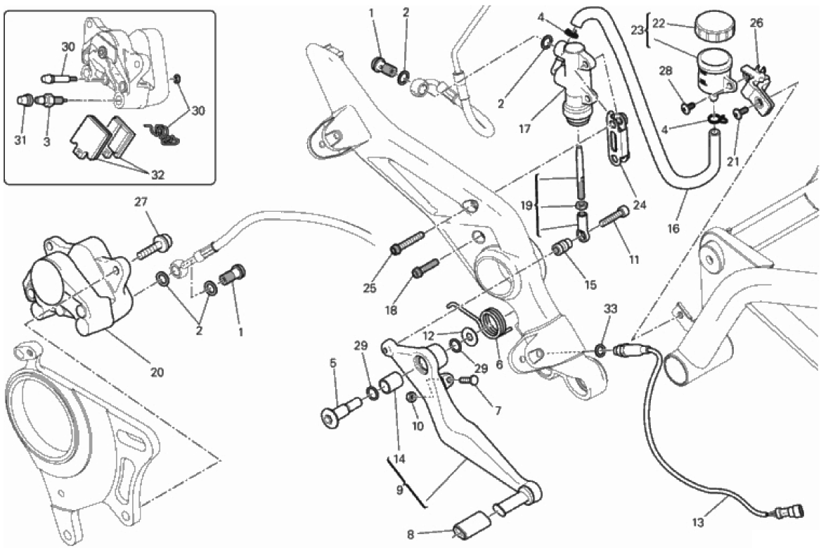 REAR BRAKE SYSTEM 