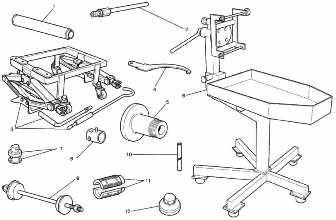 WORKSHOP SERVICE TOOLS (FRAME)