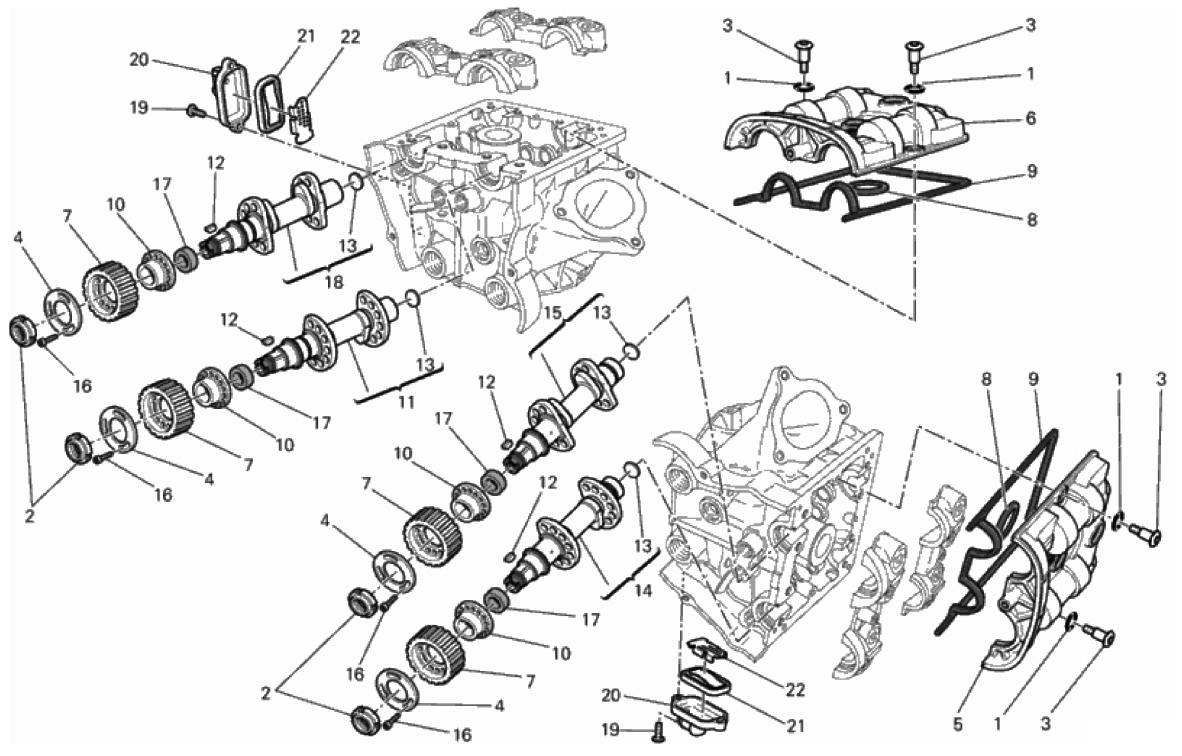 CYLINDER HEAD : TIMING SYSTEM 