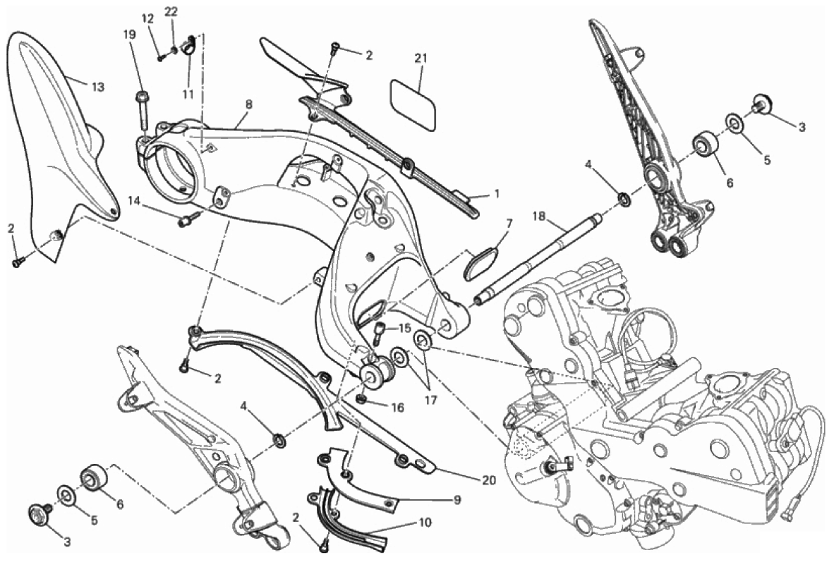 REAR SWINGING ARM 