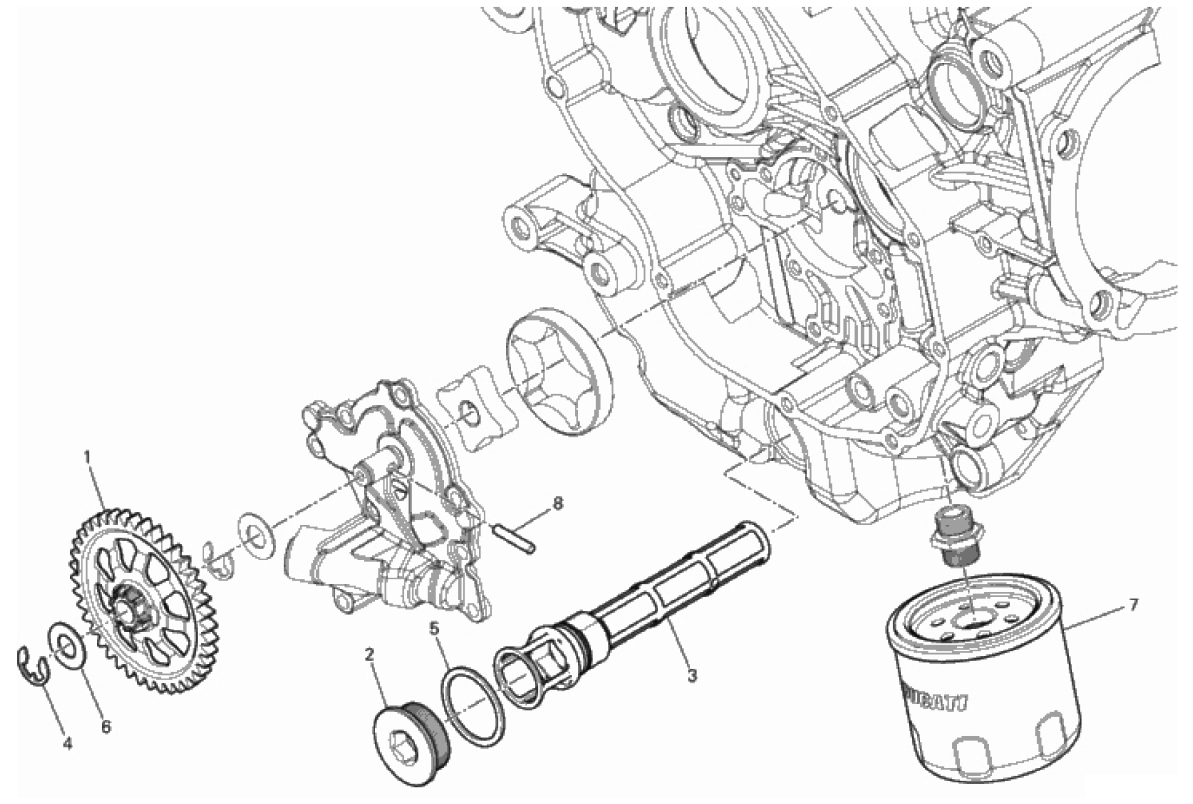 FILTERS AND OIL PUMP 