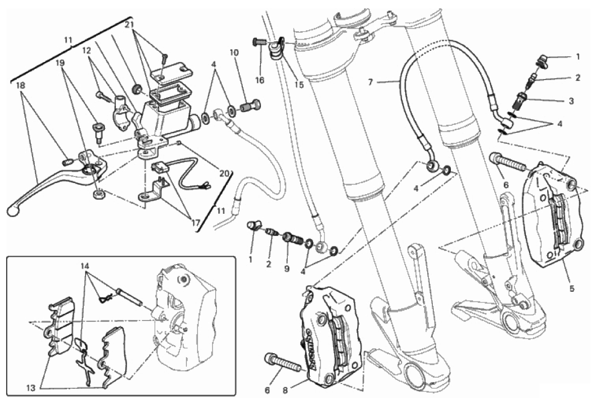 FRONT BRAKE SYSTEM 