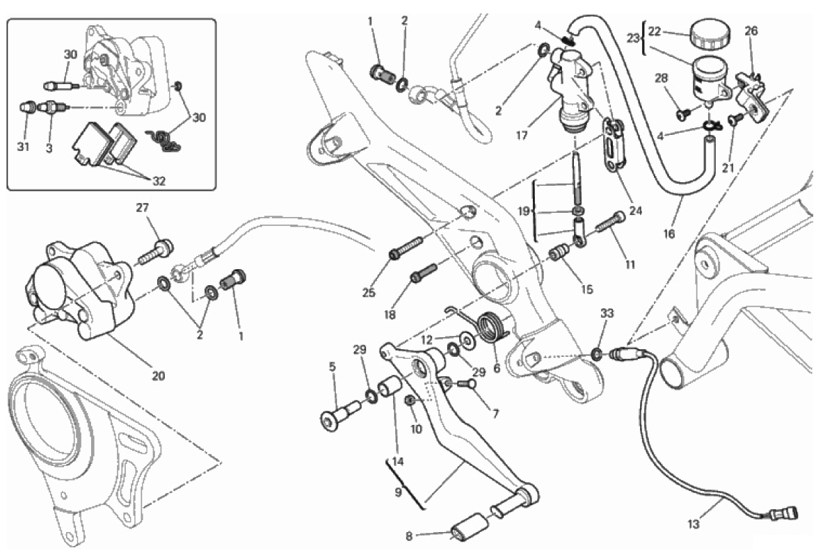 REAR BRAKE SYSTEM 