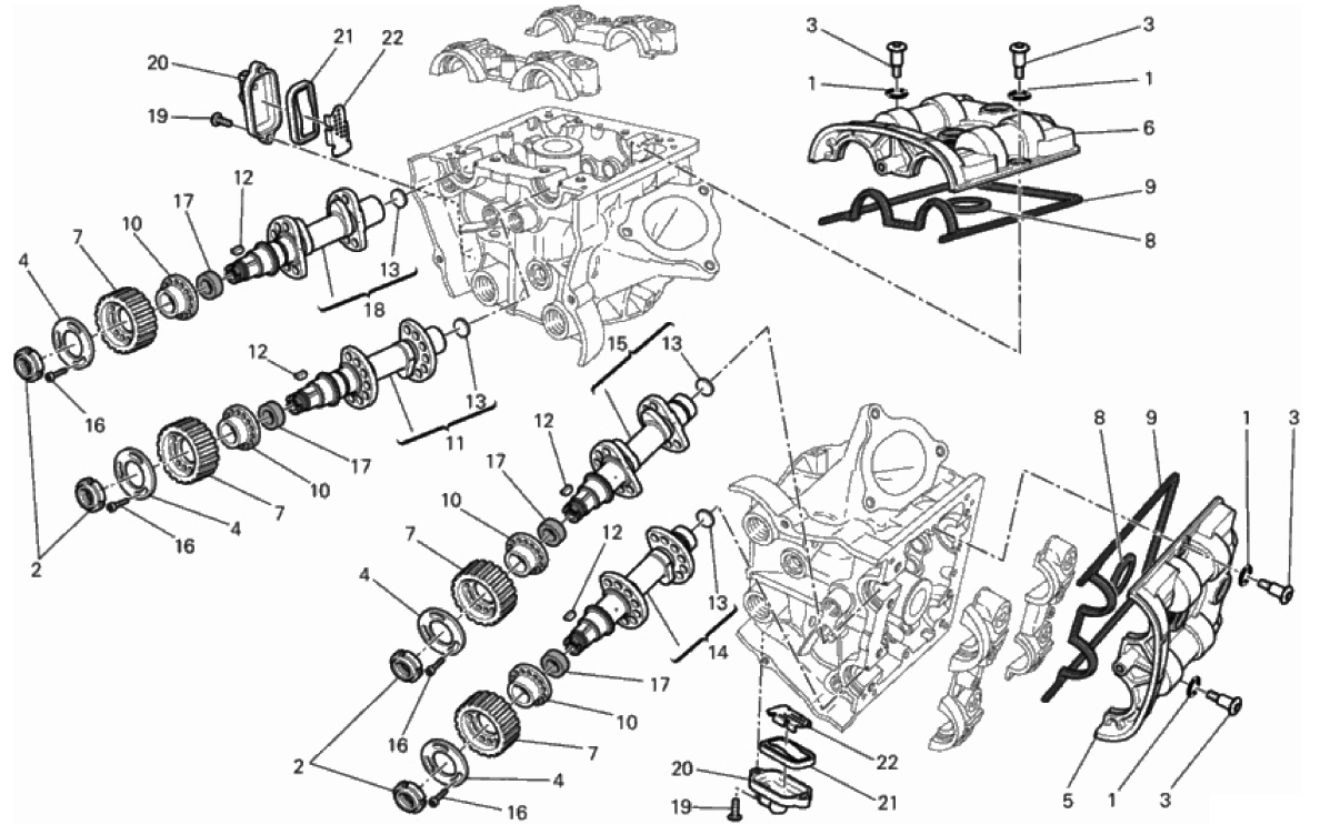 CYLINDER HEAD : TIMING SYSTEM 