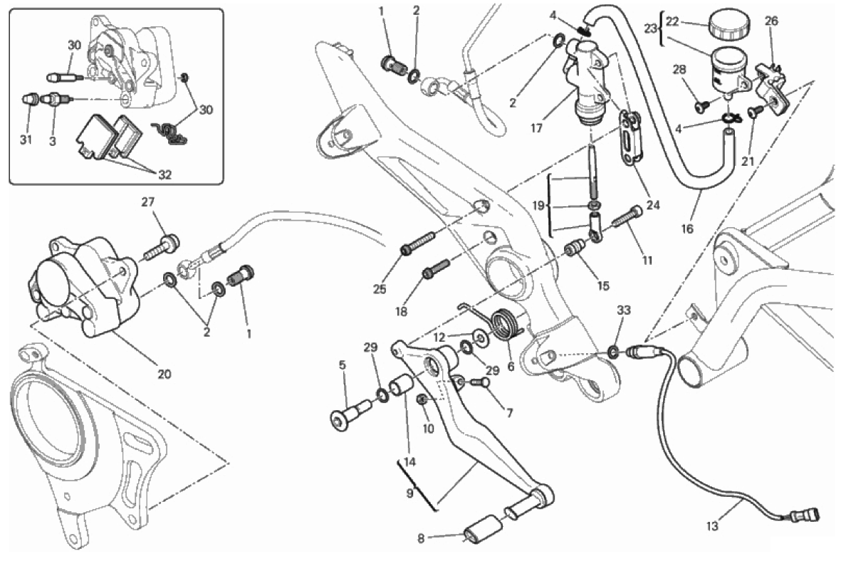 REAR BRAKE SYSTEM 