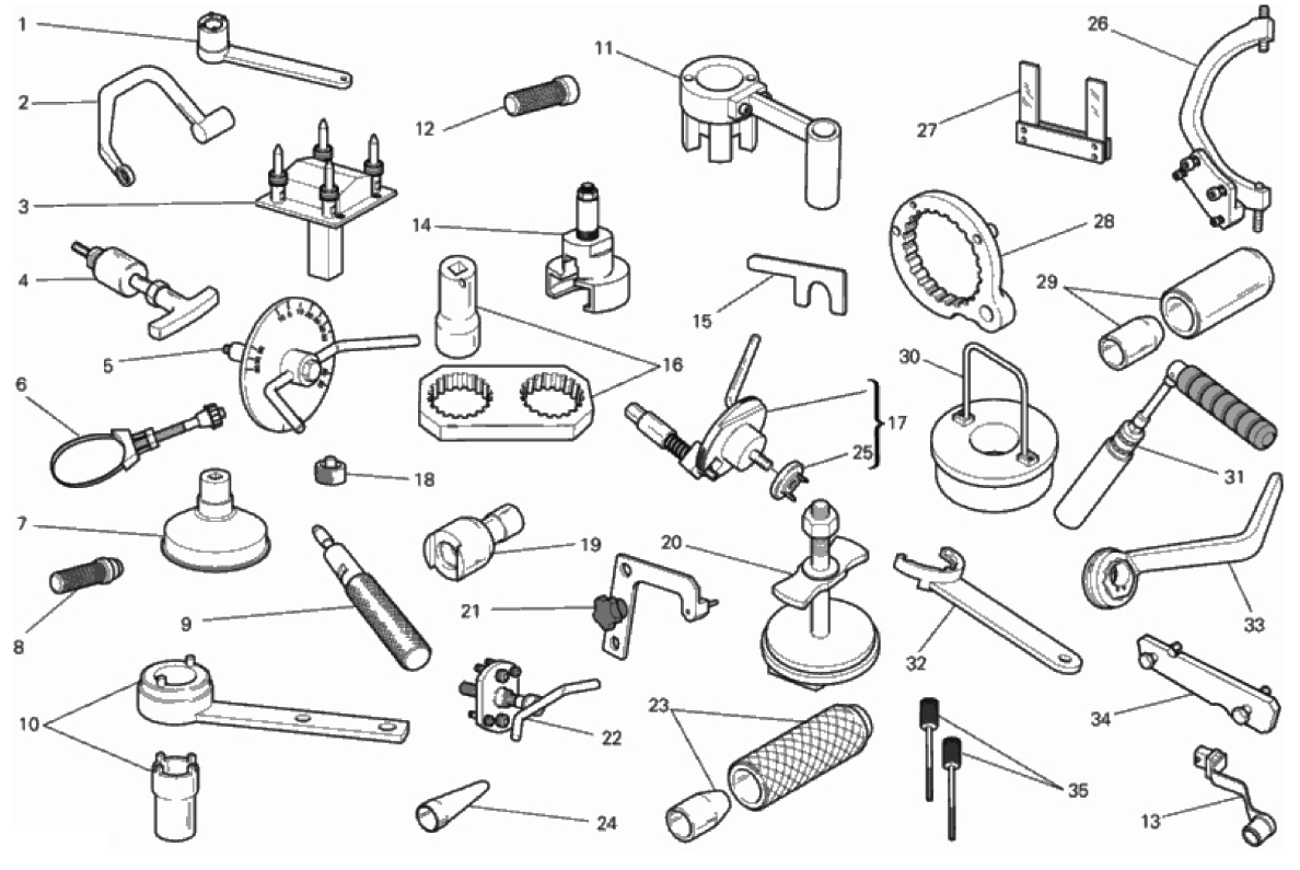 WORKSHOP SERVICE TOOLS (ENGINE) 