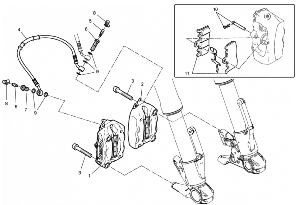 FRONT BRAKE SYSTEM 