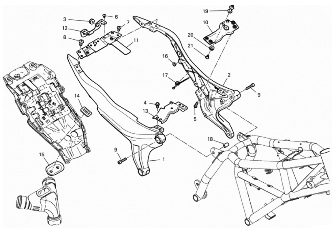 REAR FRAME COMP. 