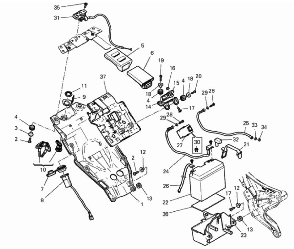 BATTERY HOLDER 