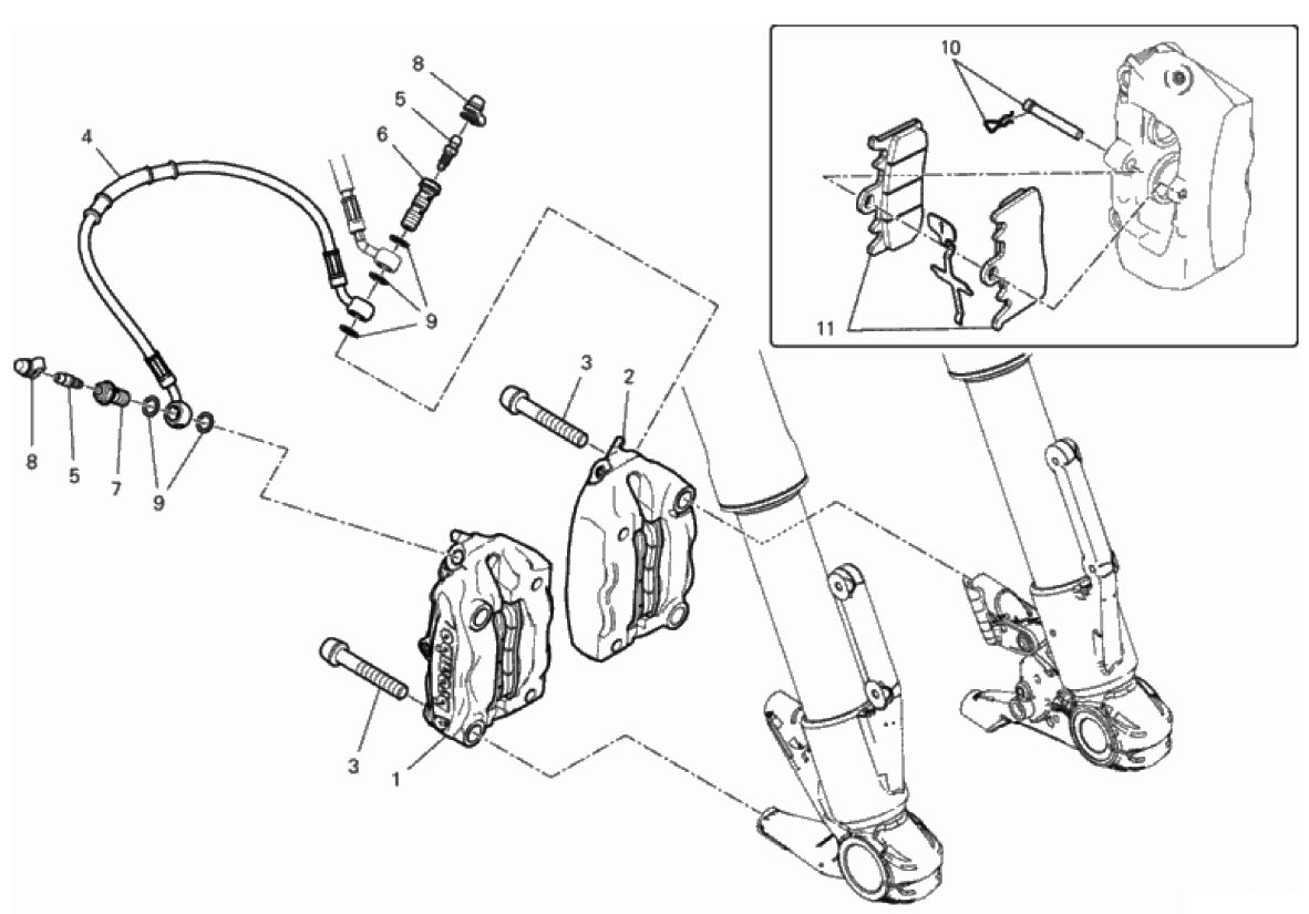 FRONT BRAKE SYSTEM 