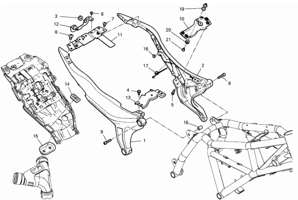 REAR FRAME COMP. 