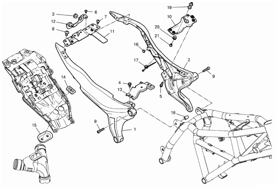 REAR FRAME COMP. 