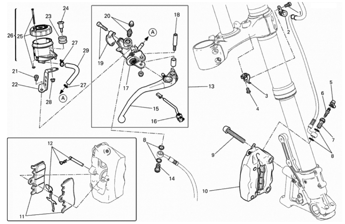 FRONT BRAKE SYSTEM 