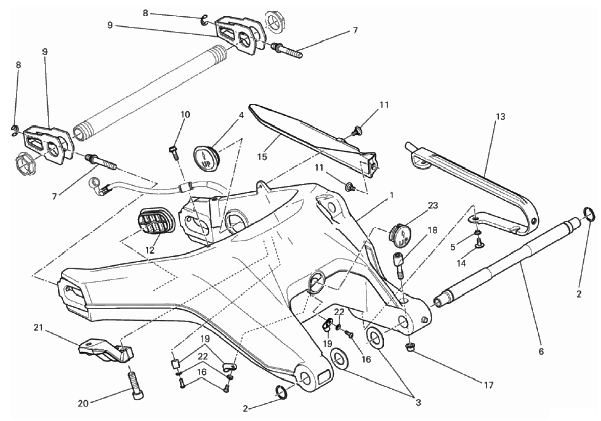 REAR SWINGING ARM 