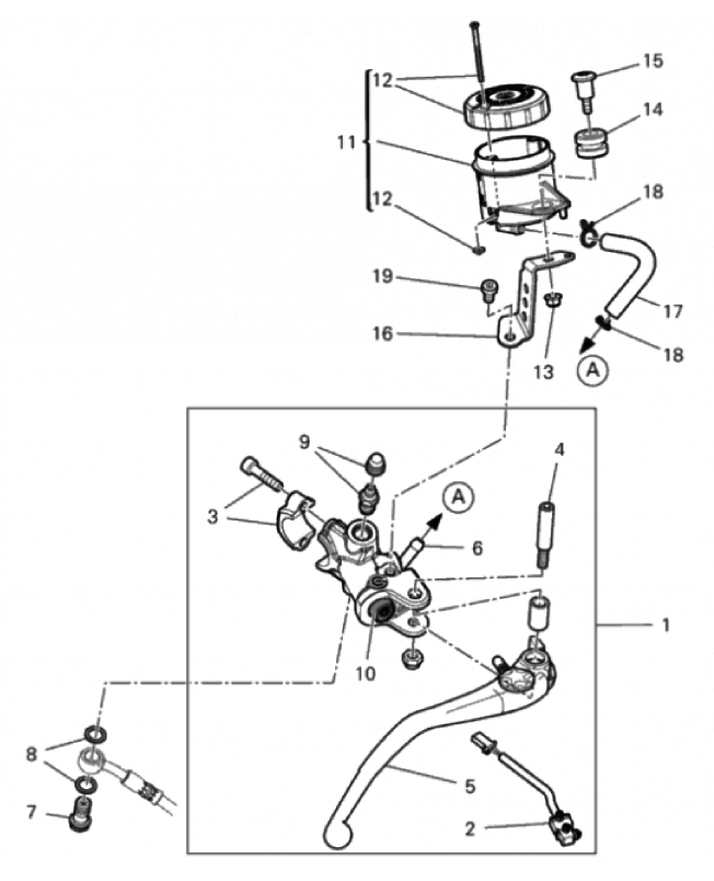 FRONT BRAKE PUMP 