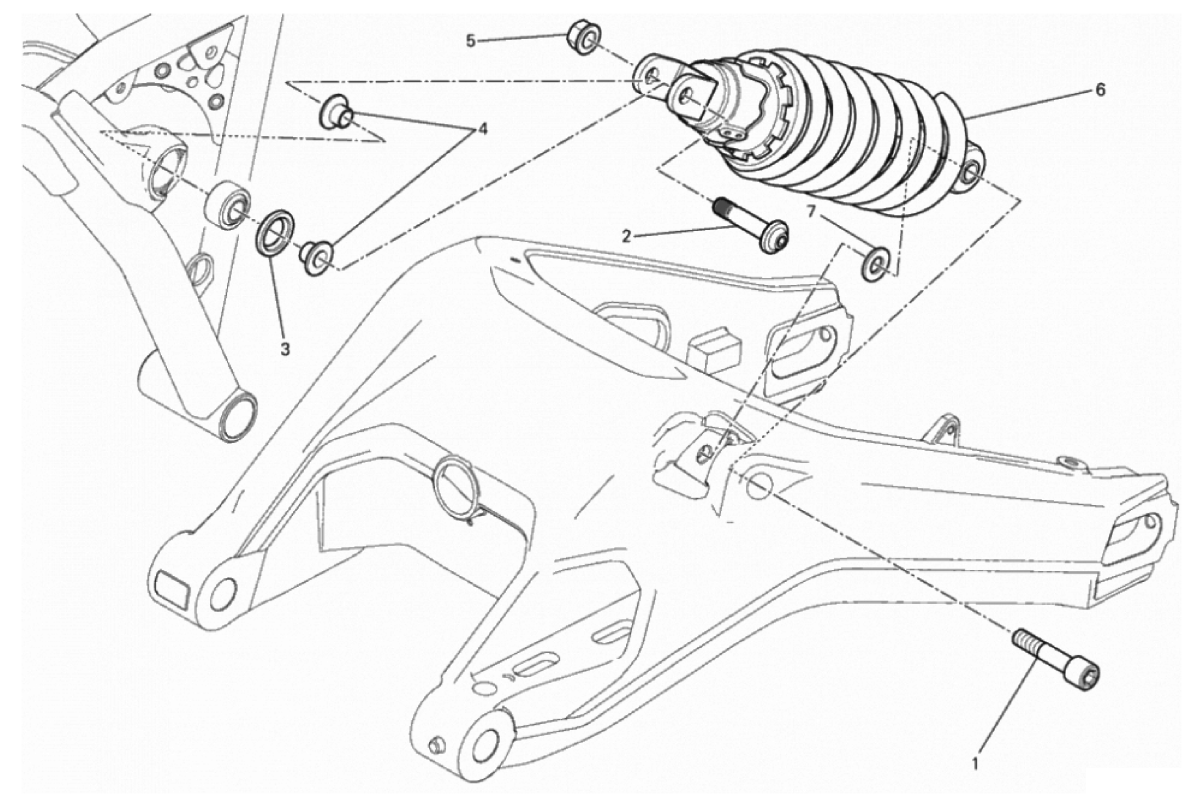 REAR SHOCK ABSORBER 