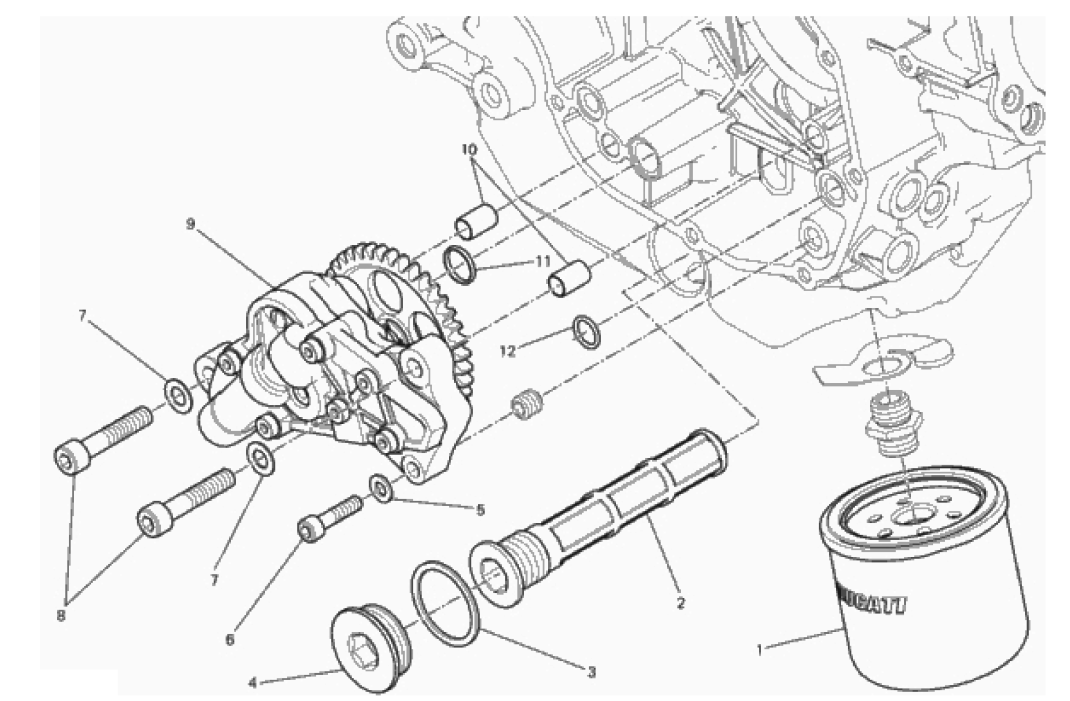 FILTERS AND OIL PUMP 