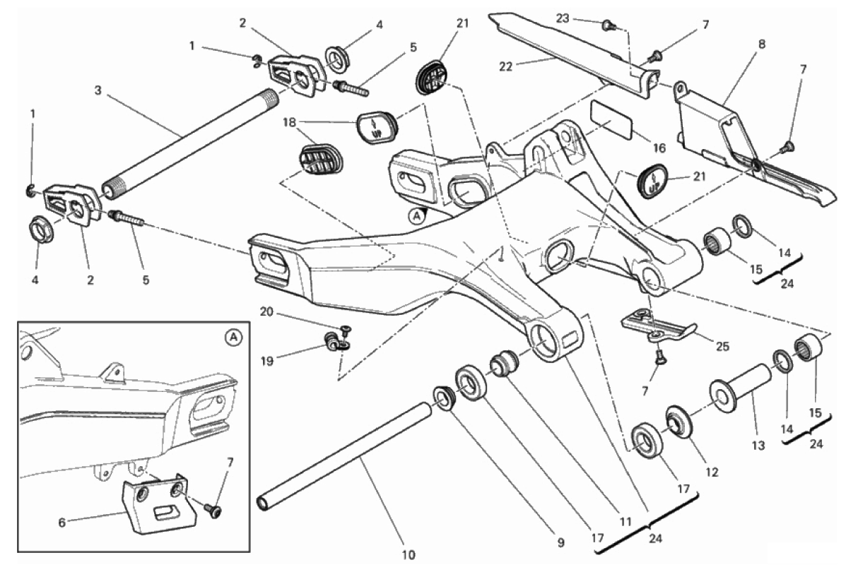 REAR SWINGING ARM 