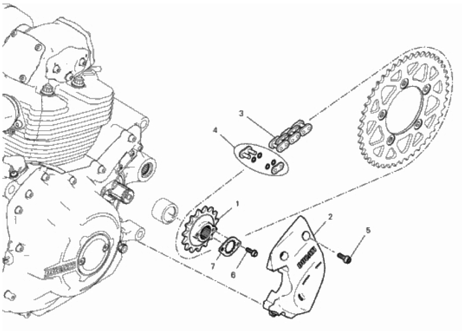 FRONT SPROCKET - CHAIN 