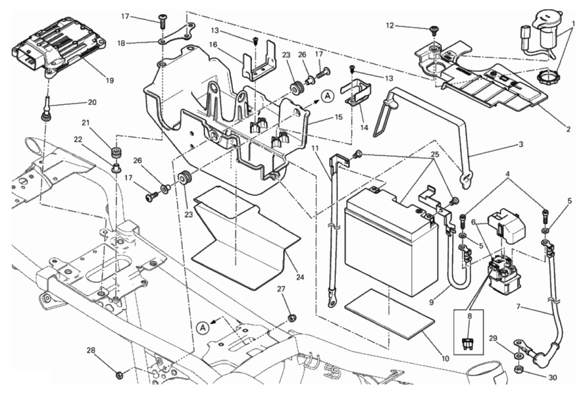 BATTERY HOLDER