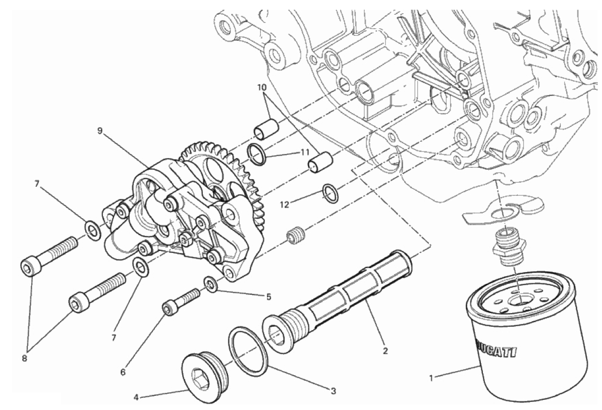 FILTERS AND OIL PUMP