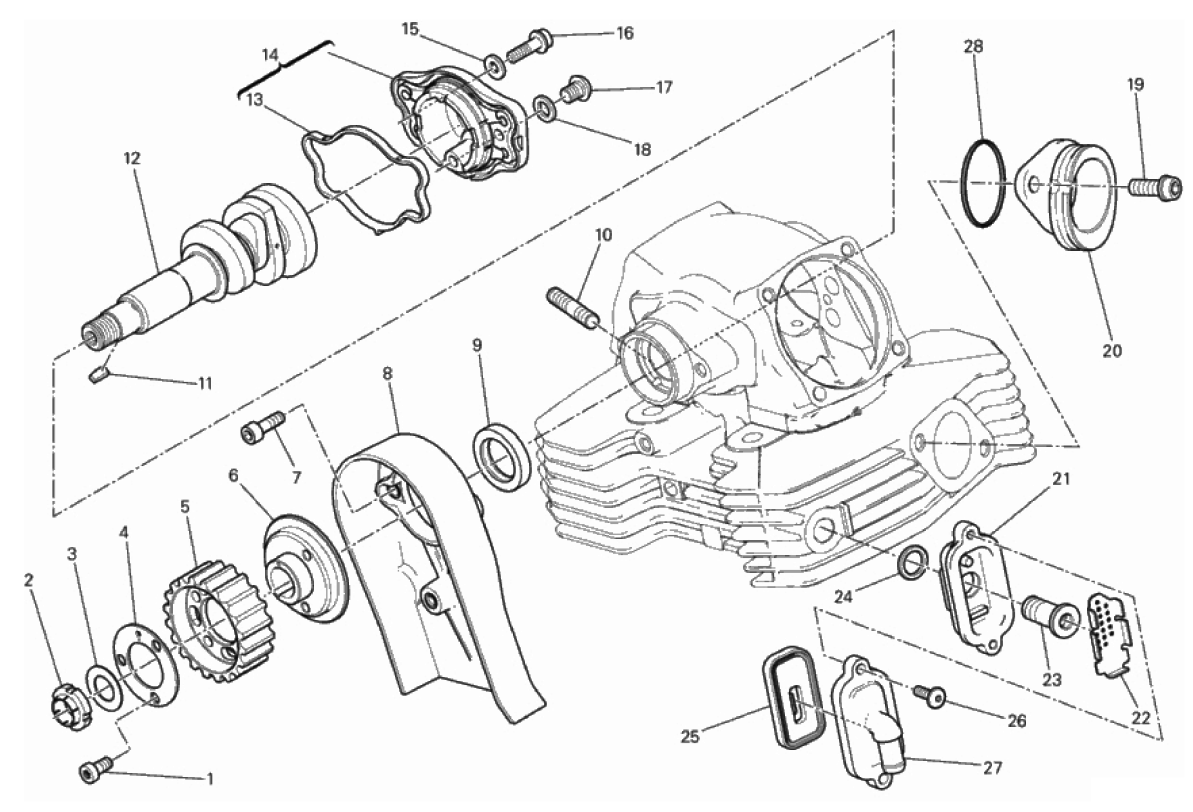 VERTICAL CYLINDER HEAD - TIMING 