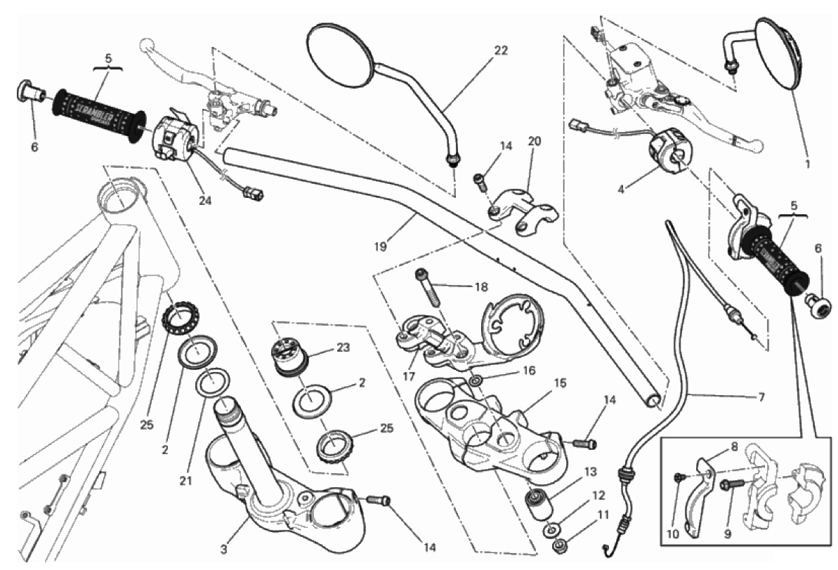 HANDLEBAR AND CONTROLS