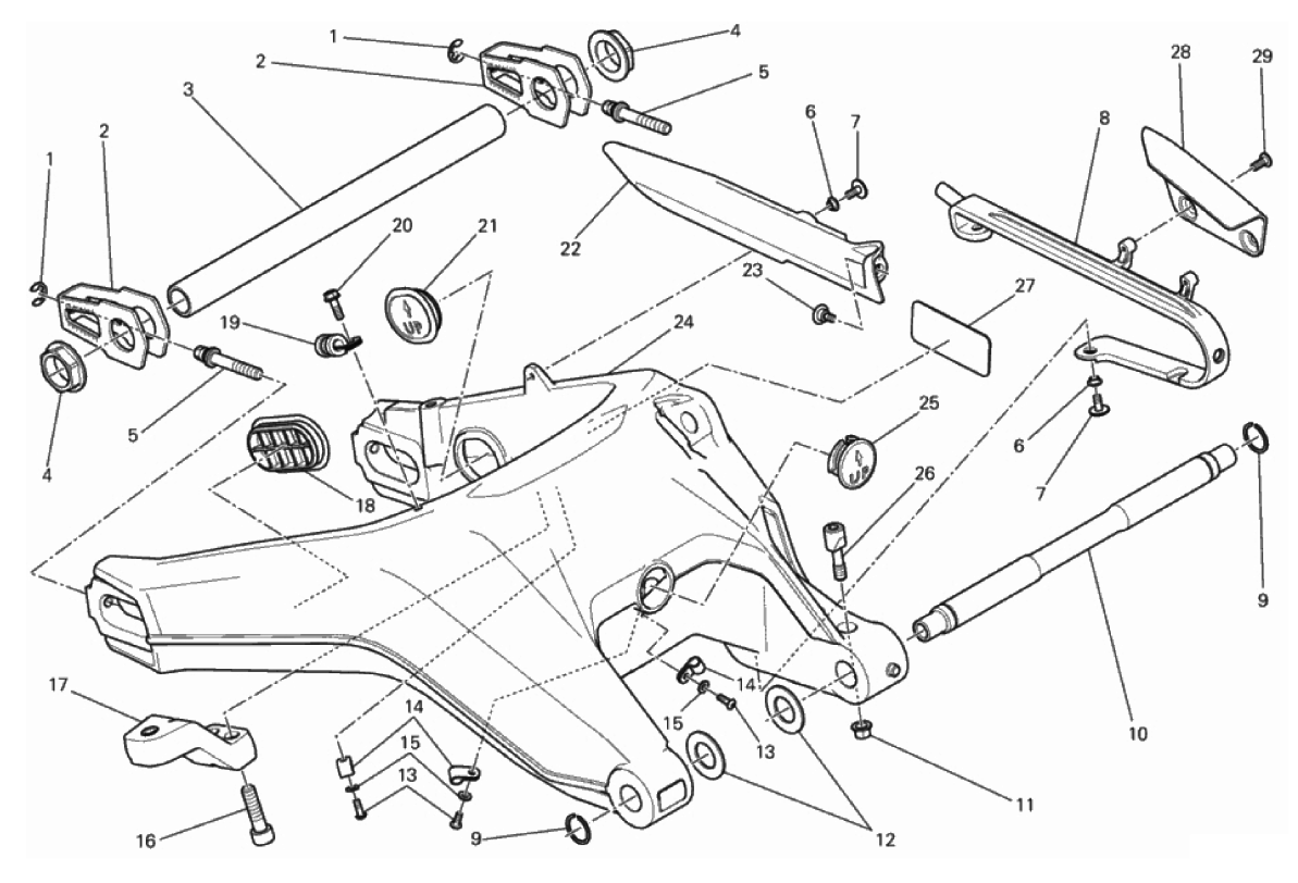 REAR SWINGING ARM