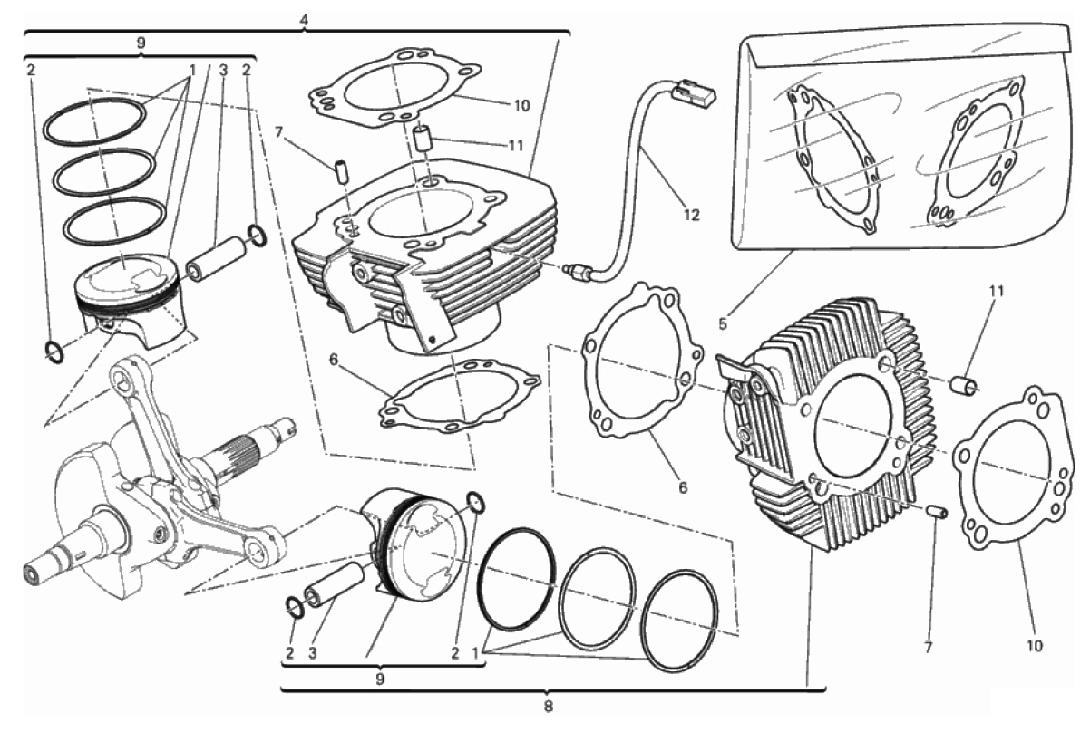 CYLINDERS - PISTONS