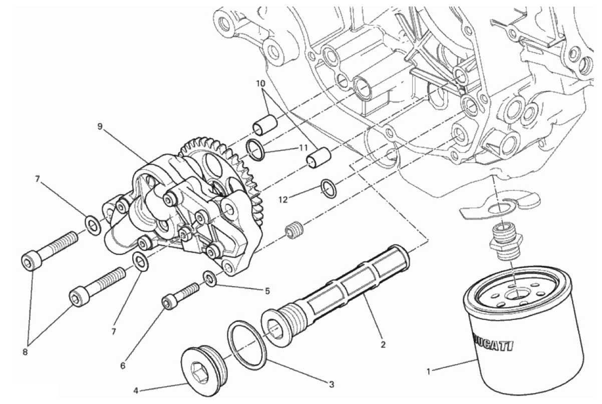 FILTERS AND OIL PUMP 