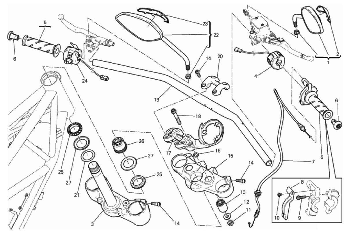 HANDLEBAR AND CONTROLS