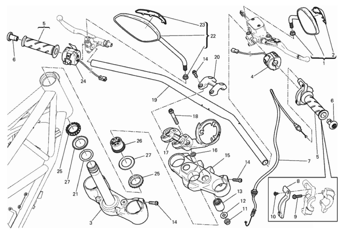 HANDLEBAR AND CONTROLS