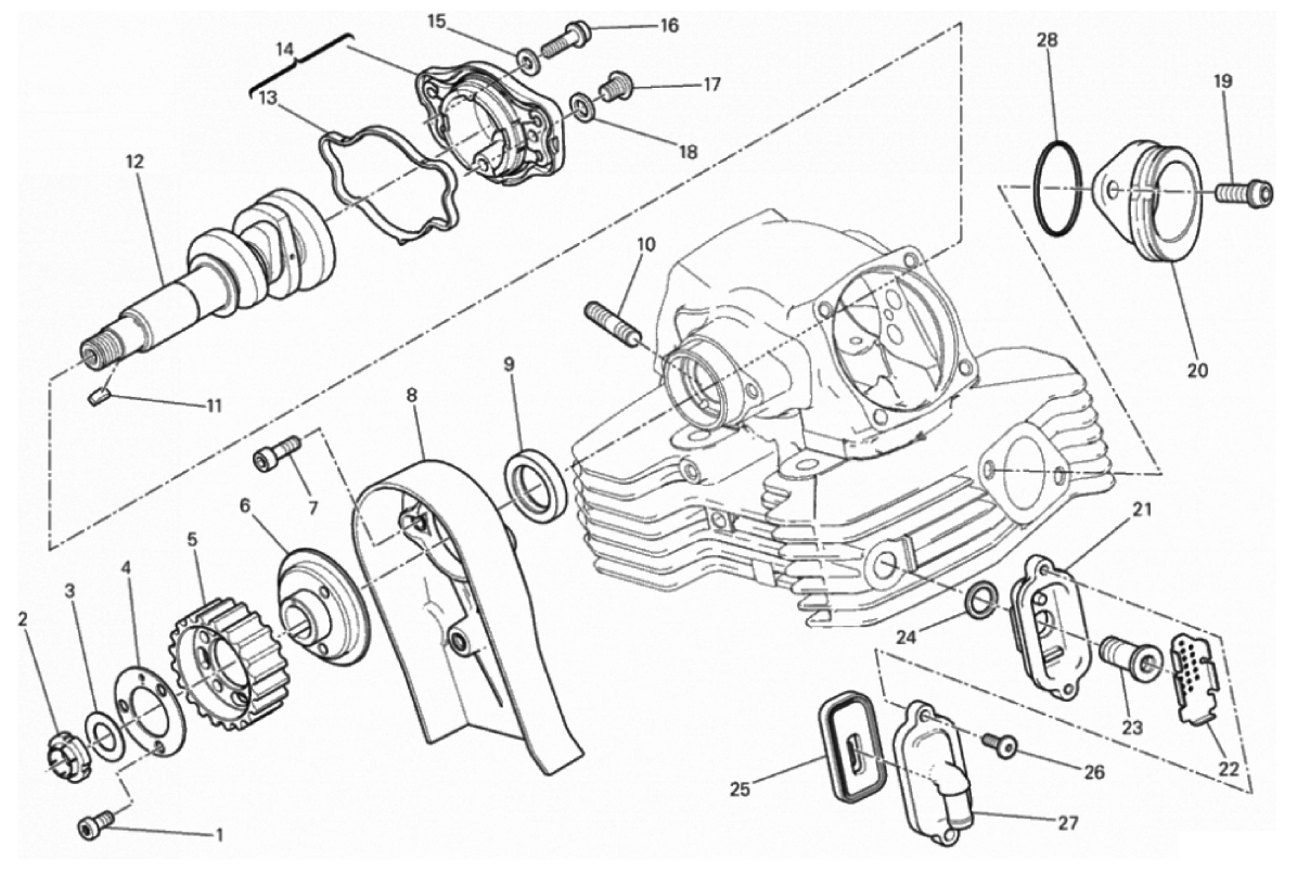 VERTICAL CYLINDER HEAD - TIMING 