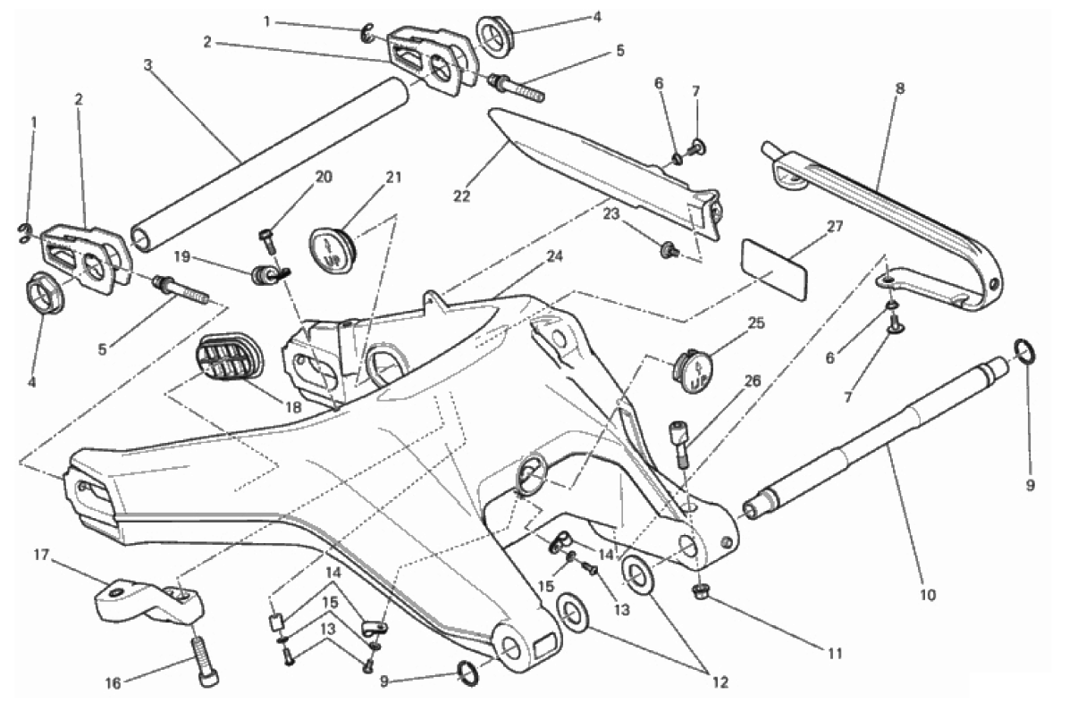 REAR SWINGING ARM