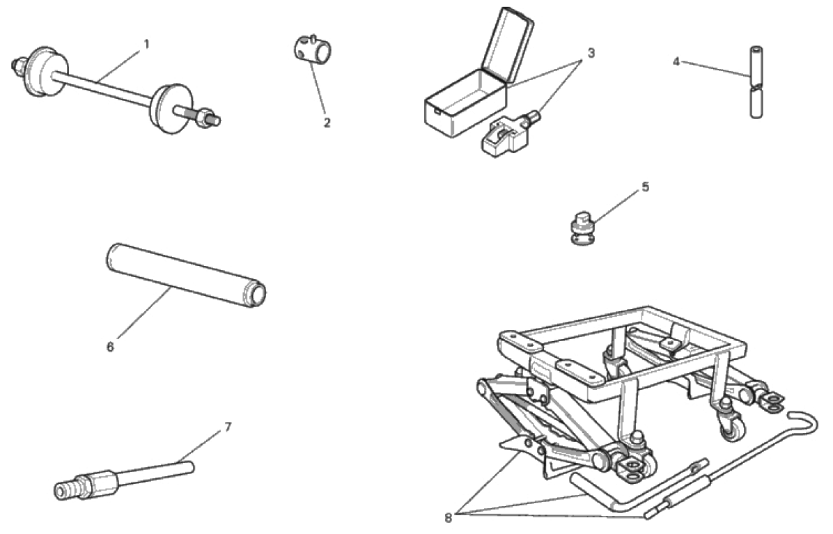 WORKSHOP SERVICE TOOLS, FRAME